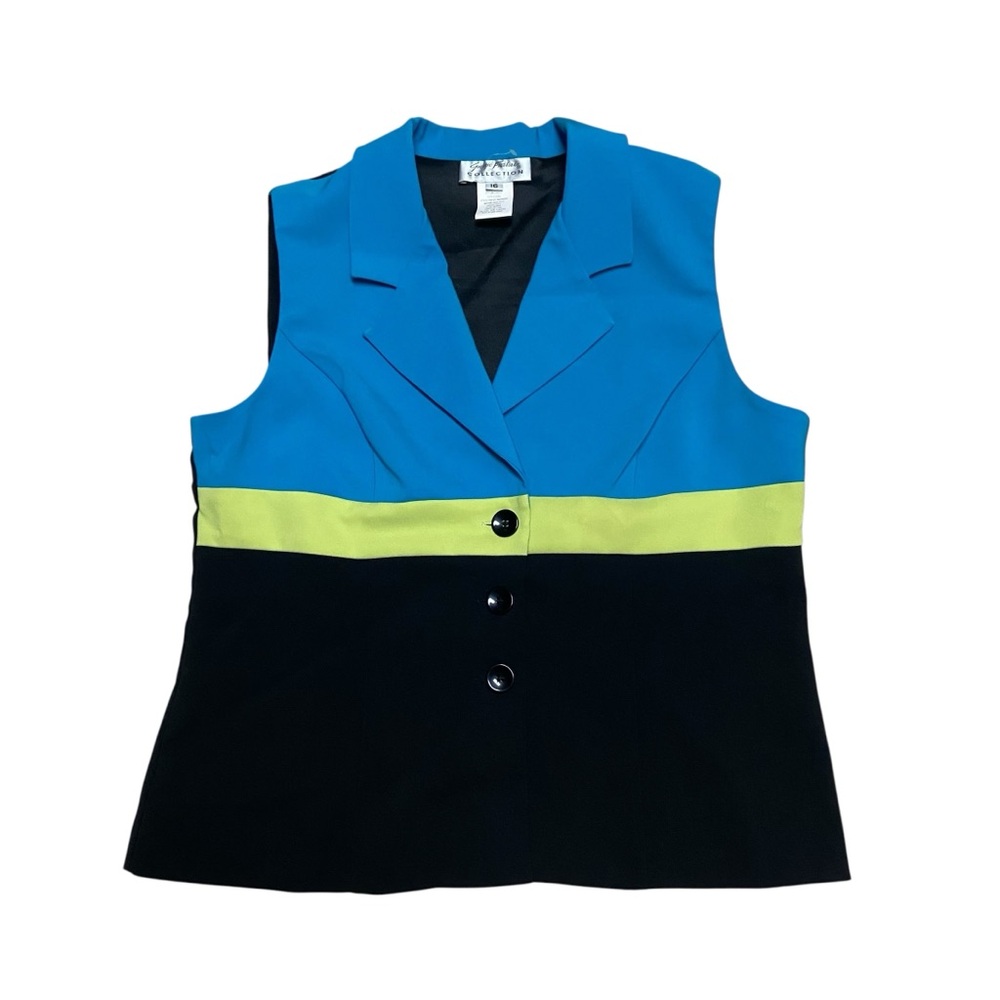 Vintage Giorgio Fiorlini Women’s Sleeveless Button-Down Vest